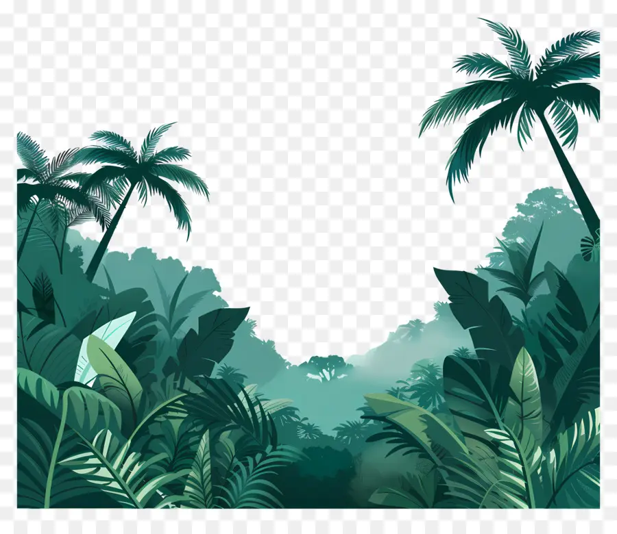 Paisaje De La Jungla，La Selva Tropical PNG