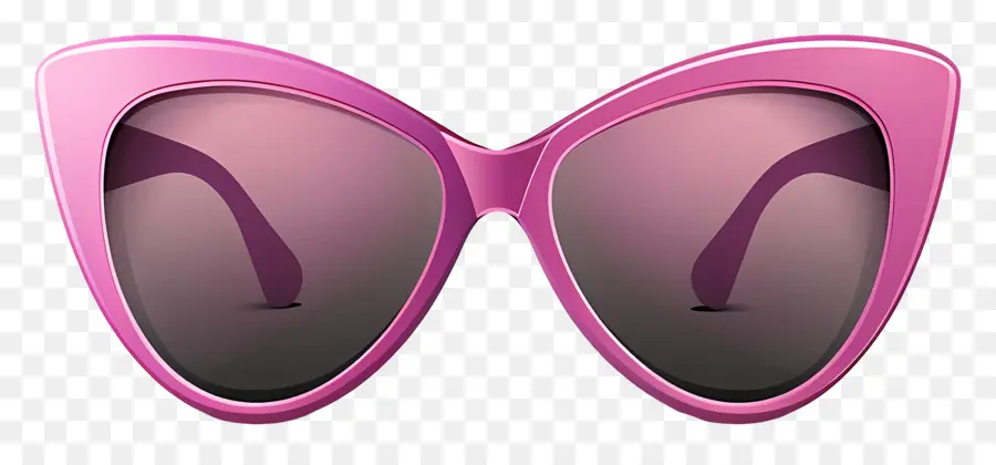 La Chica De Las Gafas De Sol，Gafas De Sol De Color Rosa PNG