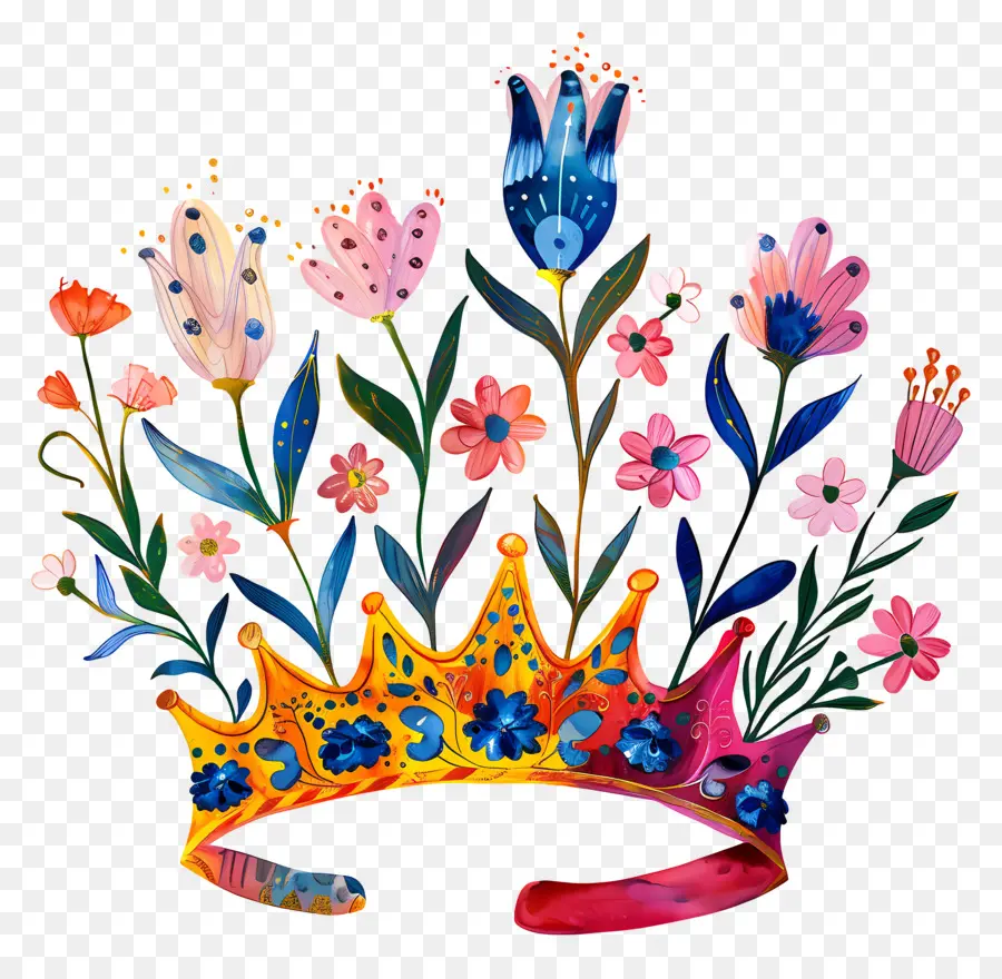 Corona De Princesa，Flower Crown PNG