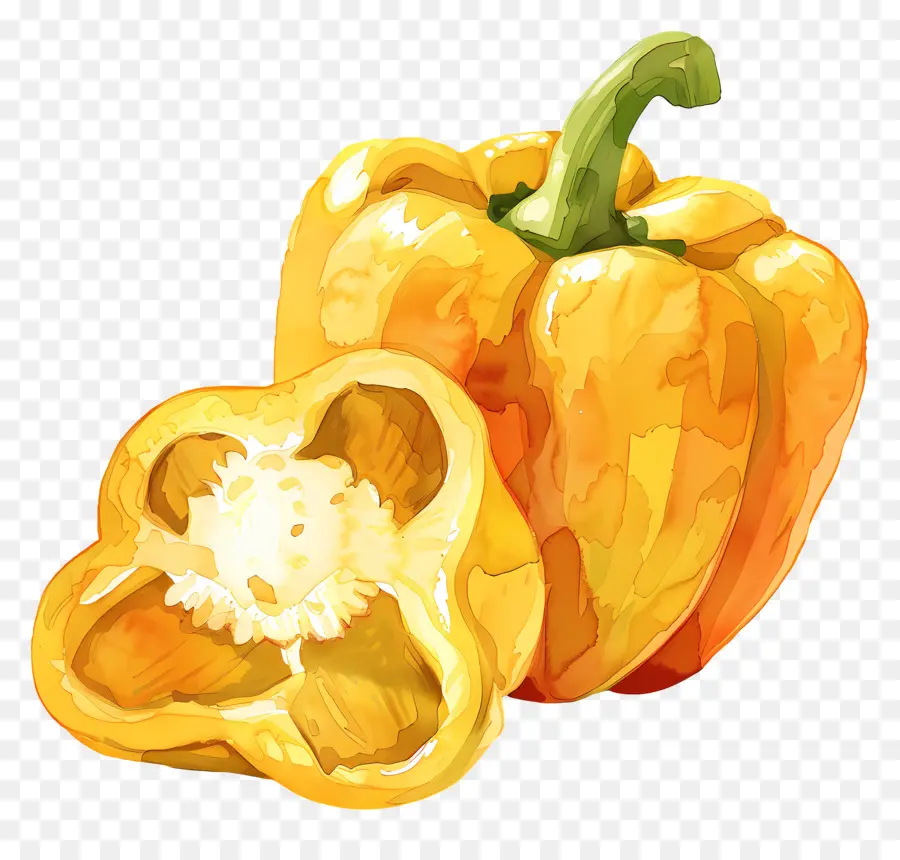 Pimiento Morrón，Pimiento Amarillo PNG