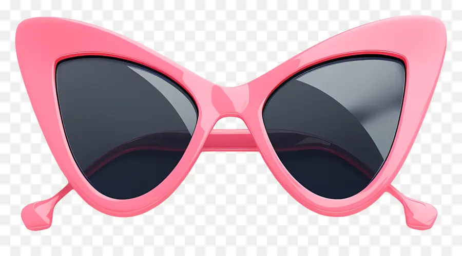 La Chica De Las Gafas De Sol，Gafas De Sol De Color Rosa PNG