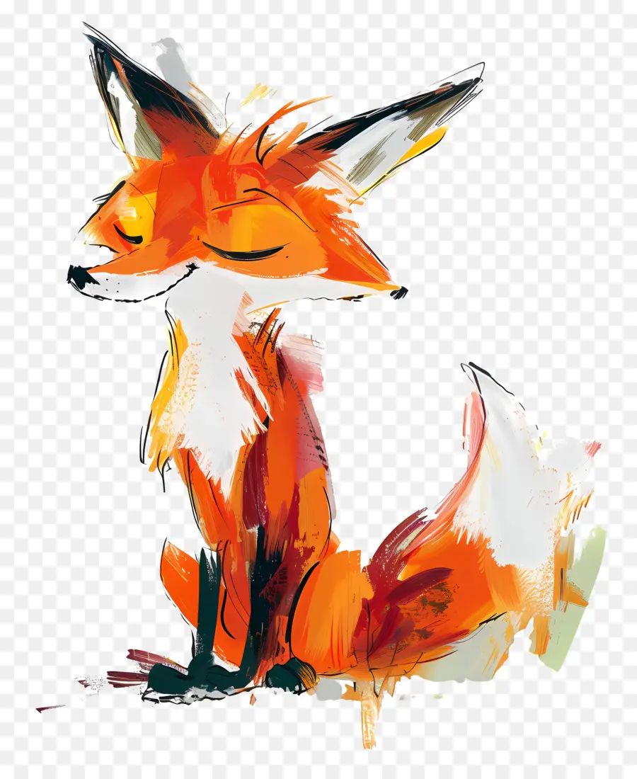 De Dibujos Animados De Fox，Fox Pintura PNG