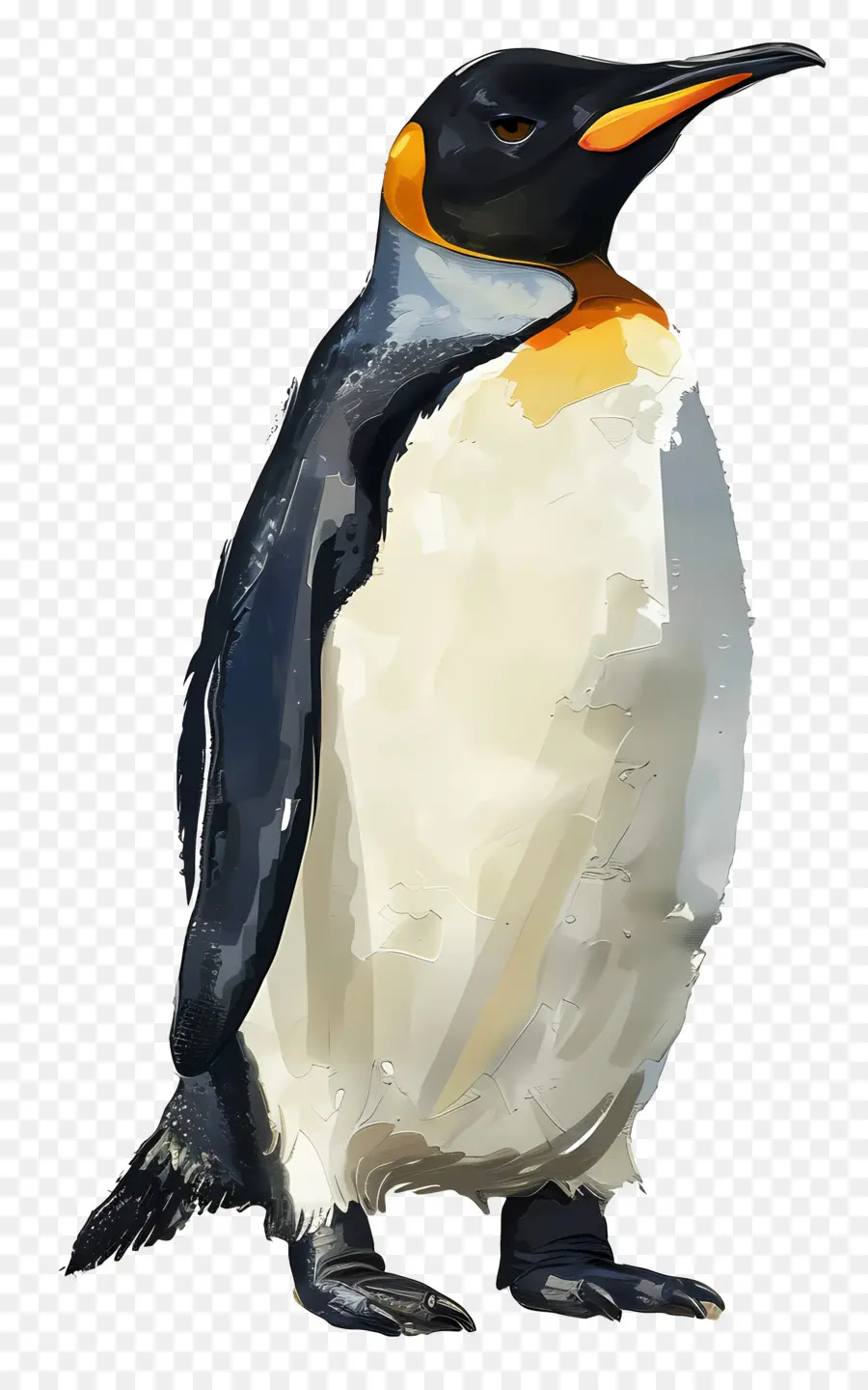 Pingüino，Pintura PNG