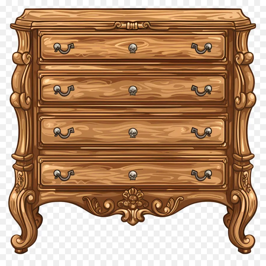 Dresser，Cajones Antiguos PNG