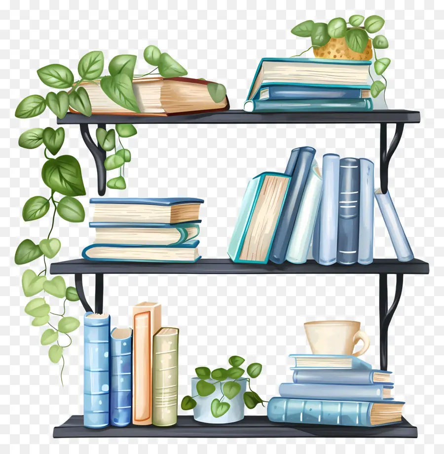 Los Libros Del Estante，Bookshelf PNG