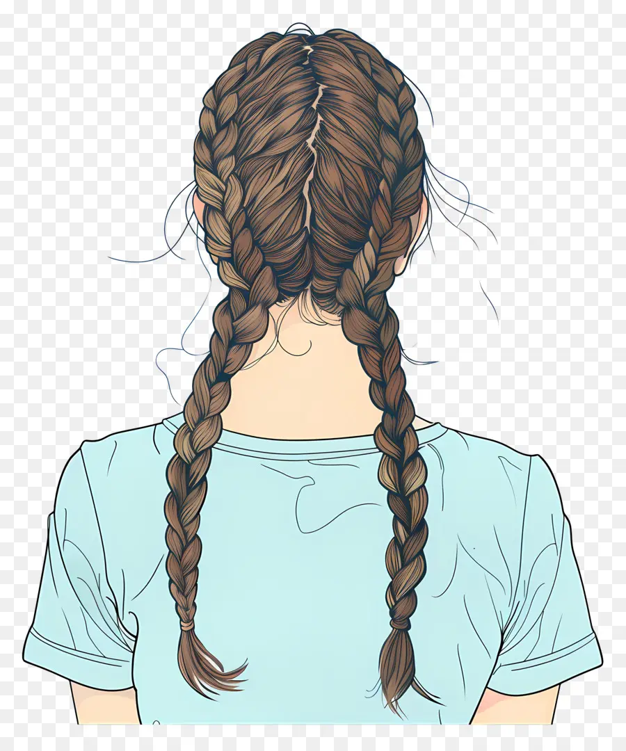 Trenzas De Rizos Franceses，Trenzas PNG