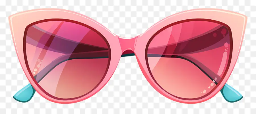 La Chica De Las Gafas De Sol，Gafas De Sol De Color Rosa PNG