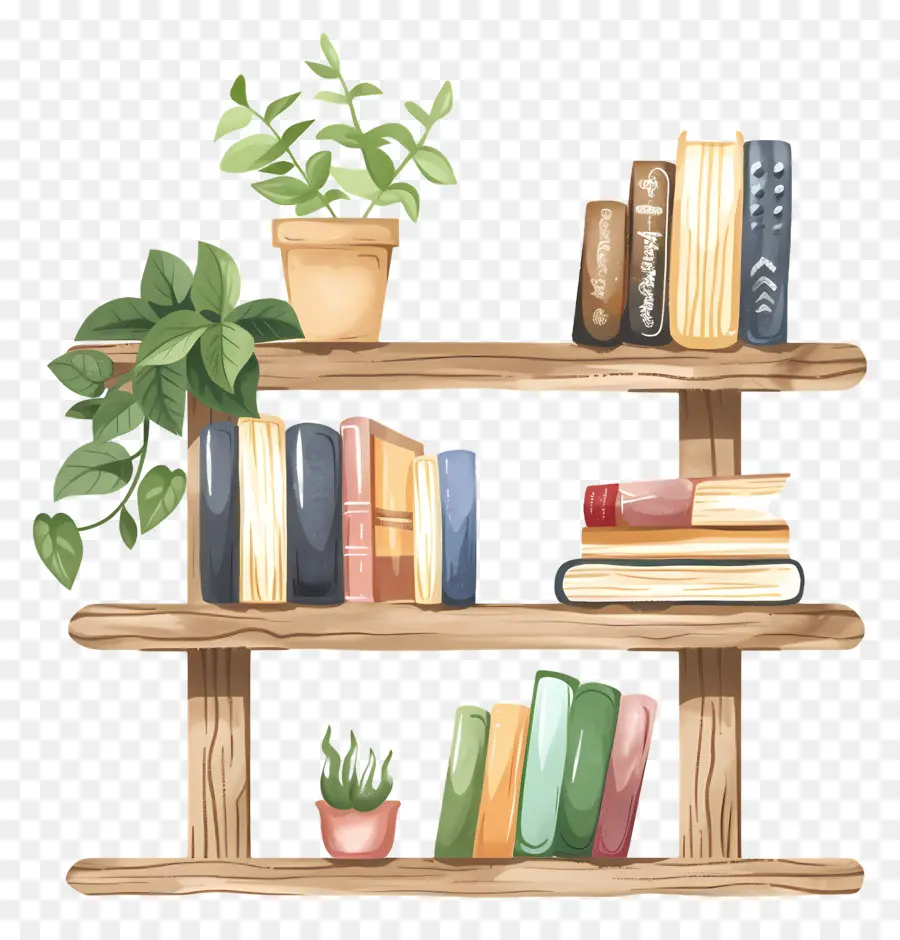 Los Libros Del Estante，Bookshelf PNG