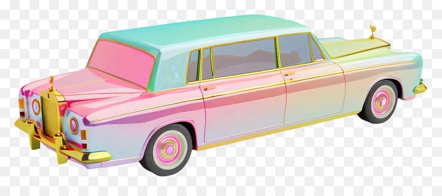 Dibujos Animados，Coche Colorido PNG