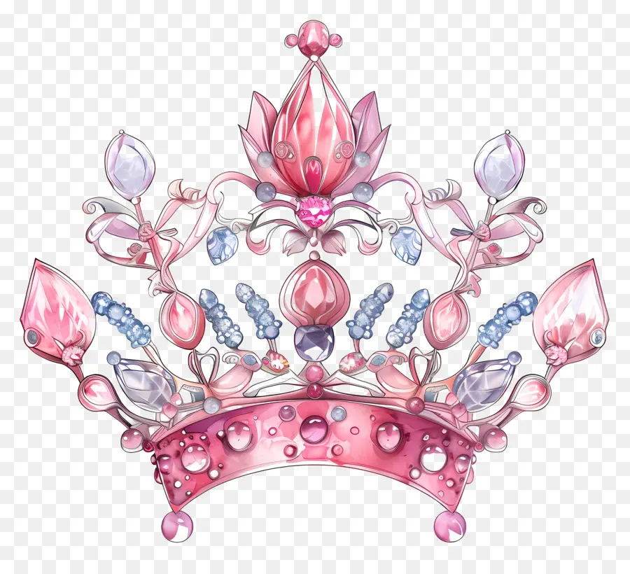 Corona De Princesa，Corona De Cristal PNG