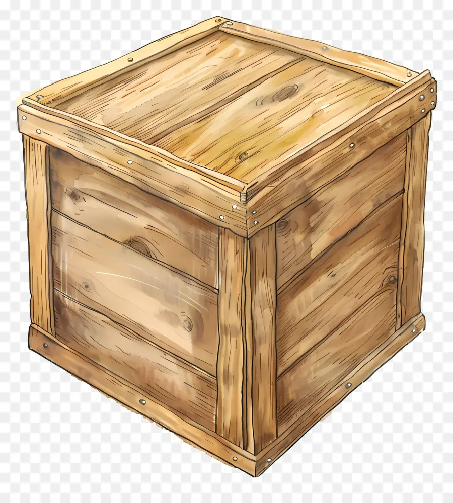 Caja De Cartón，Caja De Madera PNG