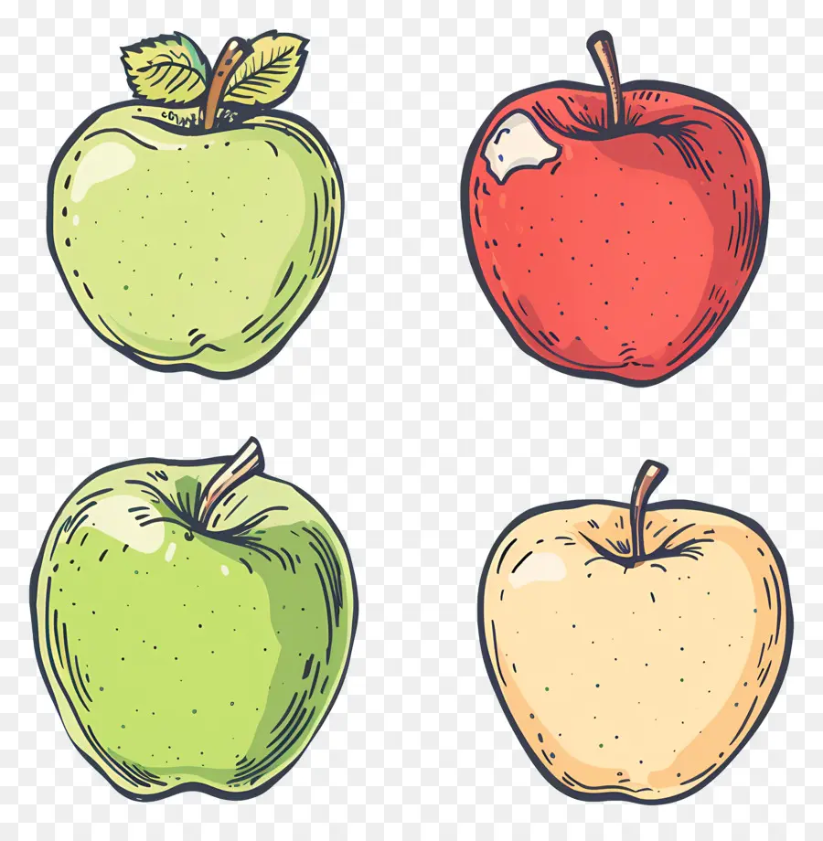 Las Manzanas，Manzanas Verdes PNG