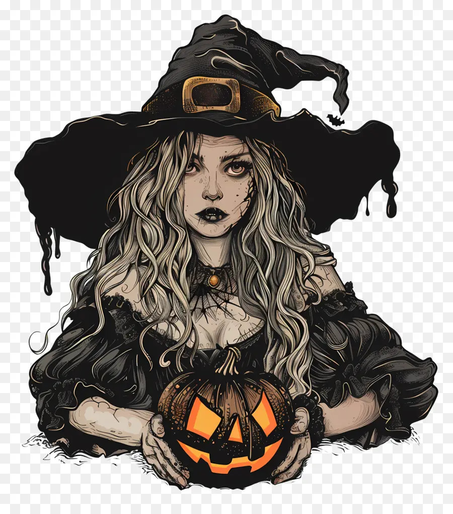 Bruja De Halloween，Bruja PNG