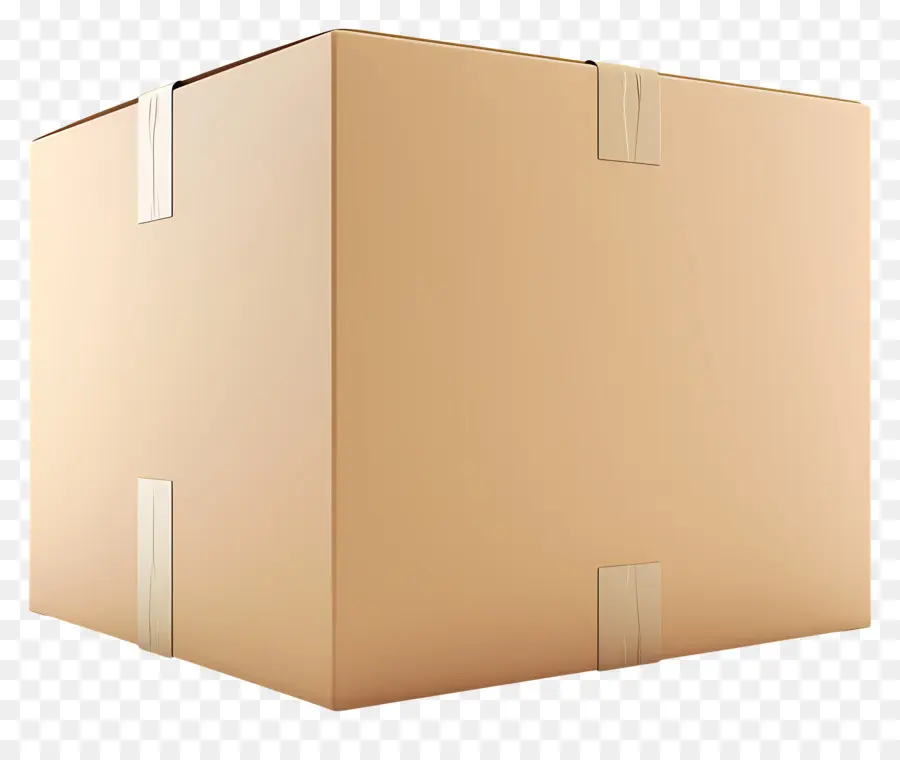 Caja De Cartón，Cubierta De Plástico Transparente PNG