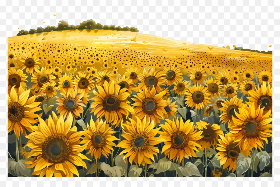 Campo De Girasoles，Los Girasoles PNG