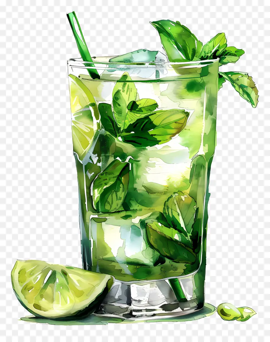 Mojito，Bebida Tropical PNG