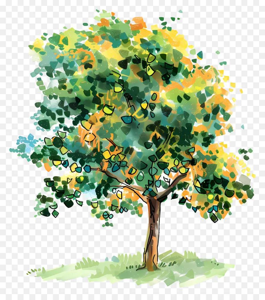 Dibujos Animados De árbol，Árbol PNG