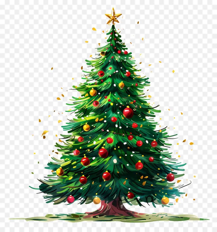 árbol De Navidad，Decoraciones PNG