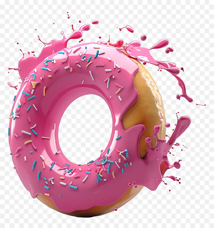 Rosquilla，Donut Colorido PNG