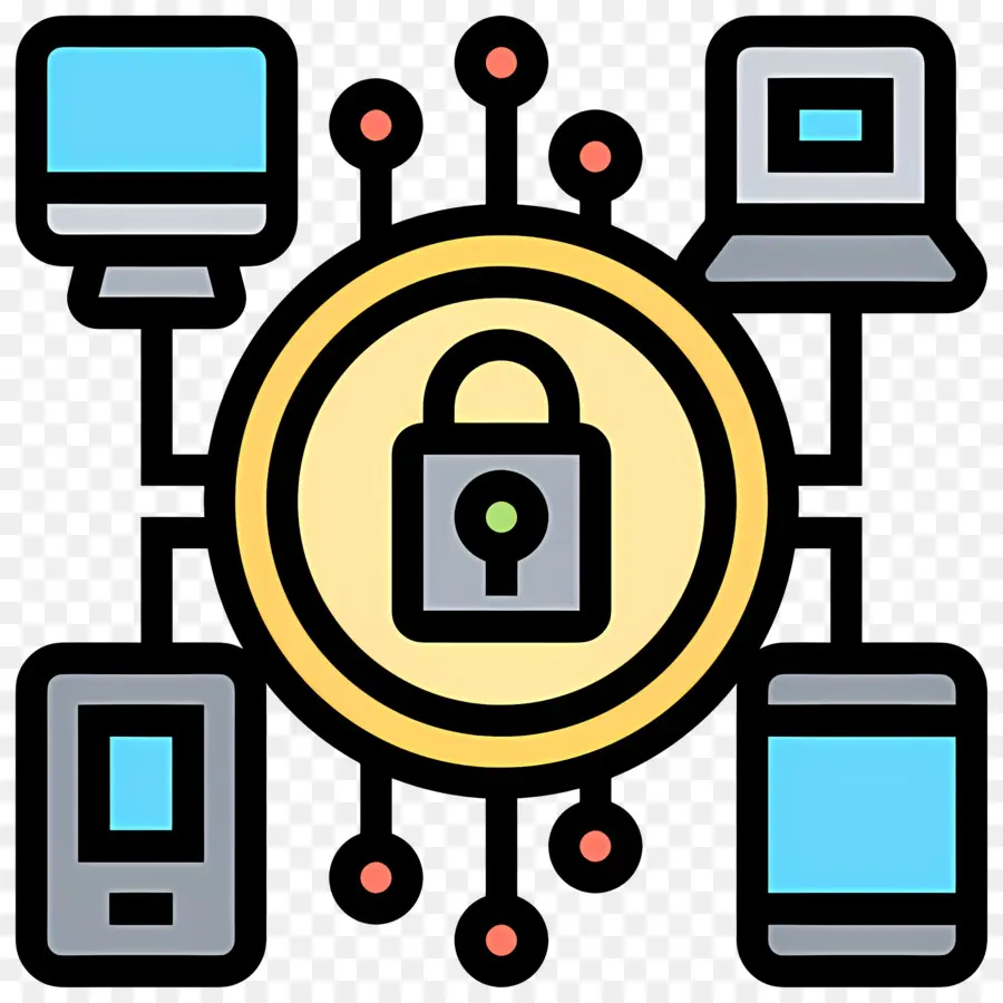 La Ciberseguridad，Dispositivos Electrónicos PNG