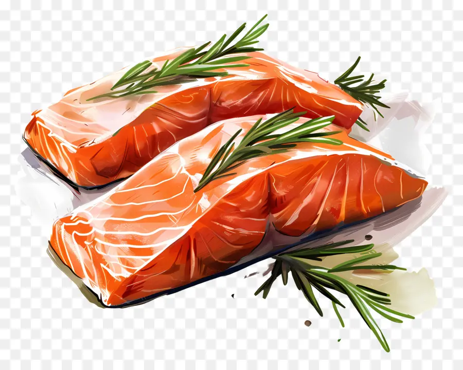 Salmón De Filete，Filete PNG