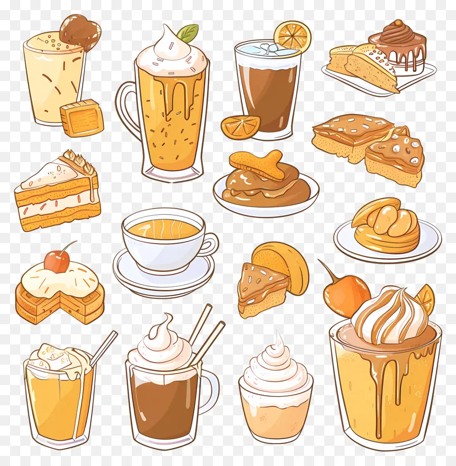 Caramelo，Postres PNG