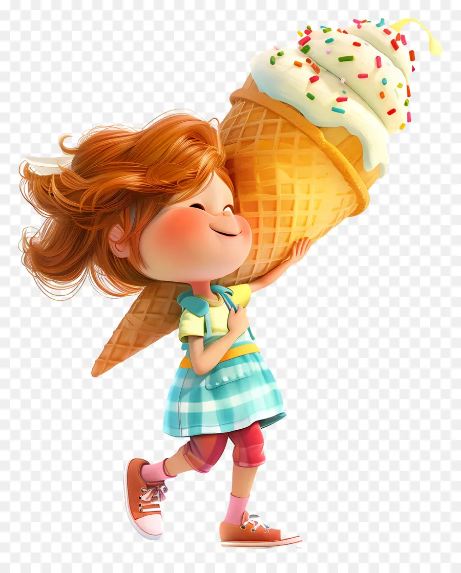 Enorme Helado，Cono De Helado PNG