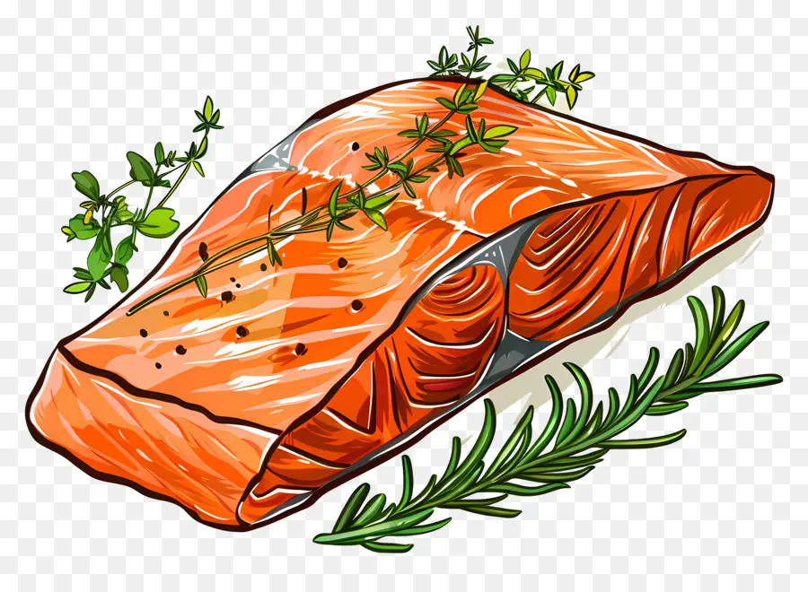 Salmón De Filete，Salmón Crudo PNG