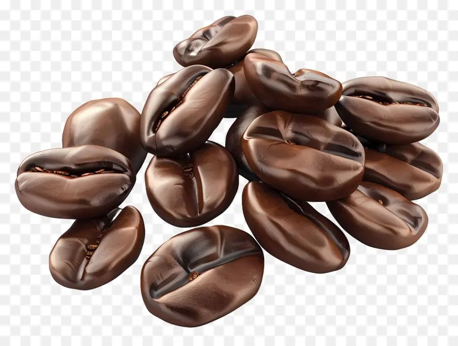 Granos De Café，Semillas Marrones PNG