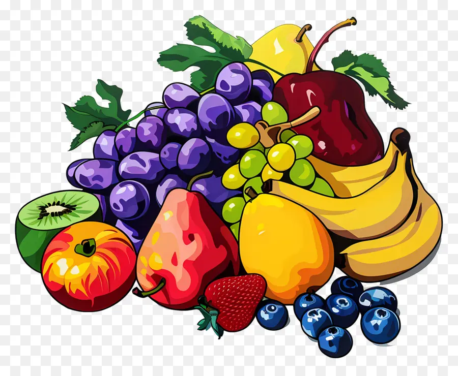 Dibujos Animados De Frutas，Frutas PNG