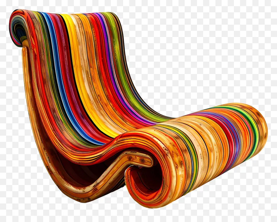 Silla De Madera，Silla Arcoiris PNG