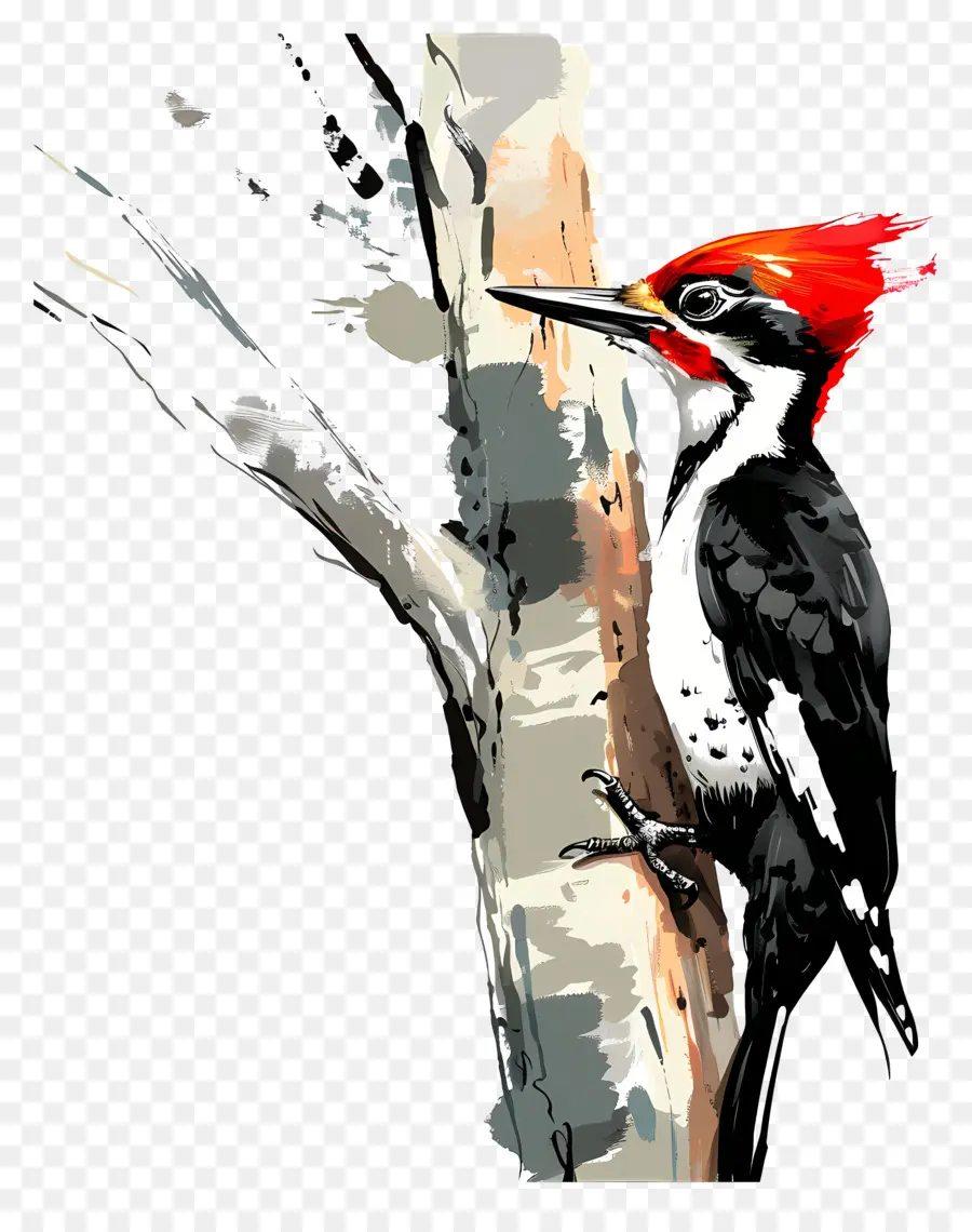 Woodpecker，El Pelirrojo Carpintero PNG