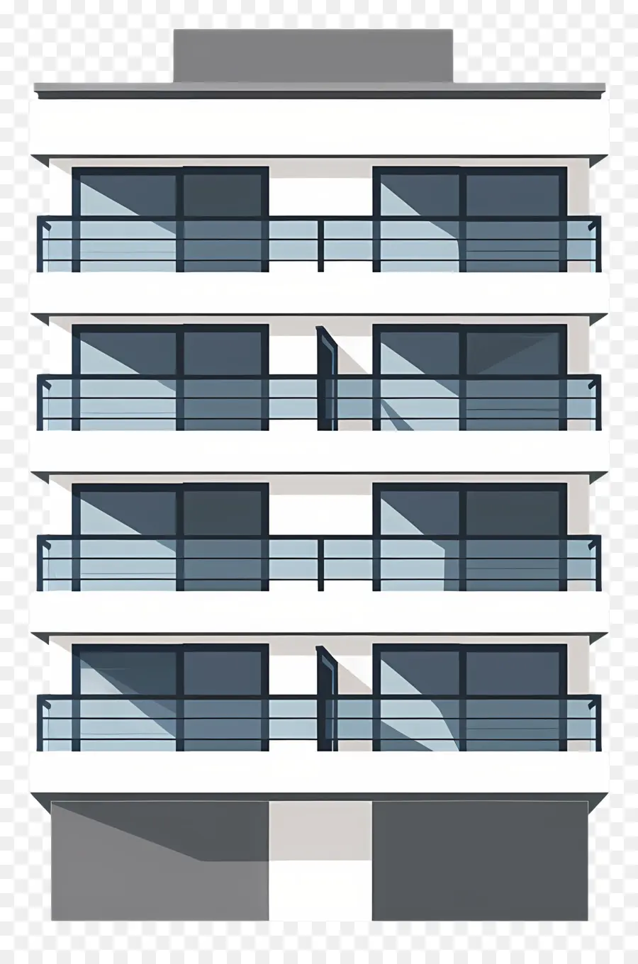 Edificio，Balcones PNG