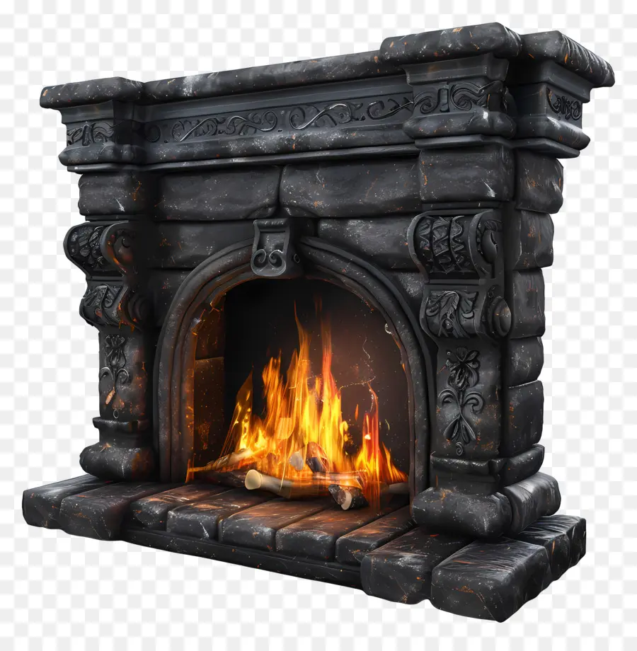 Chimenea，Chimenea De Piedra PNG