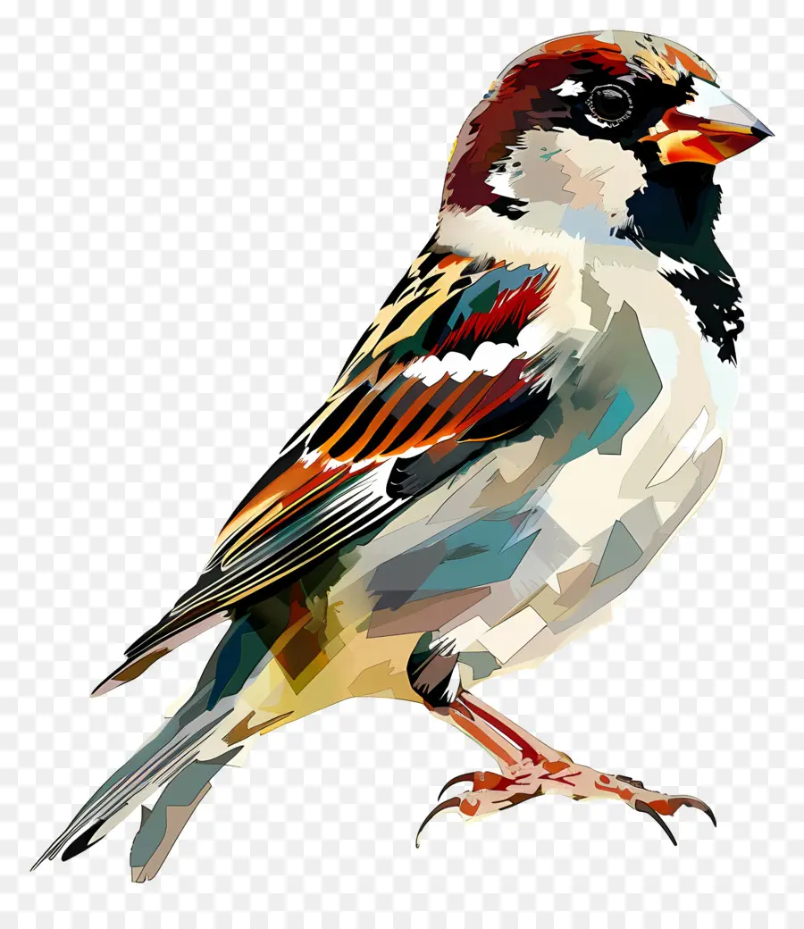 Gorrión，Aves PNG