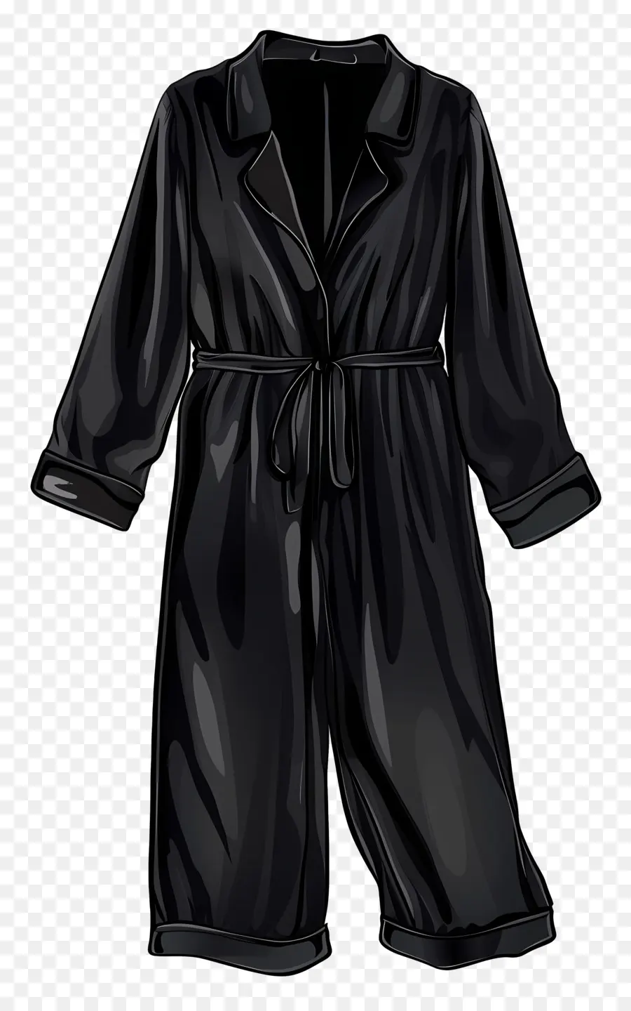 Pijama，Túnica Negra PNG