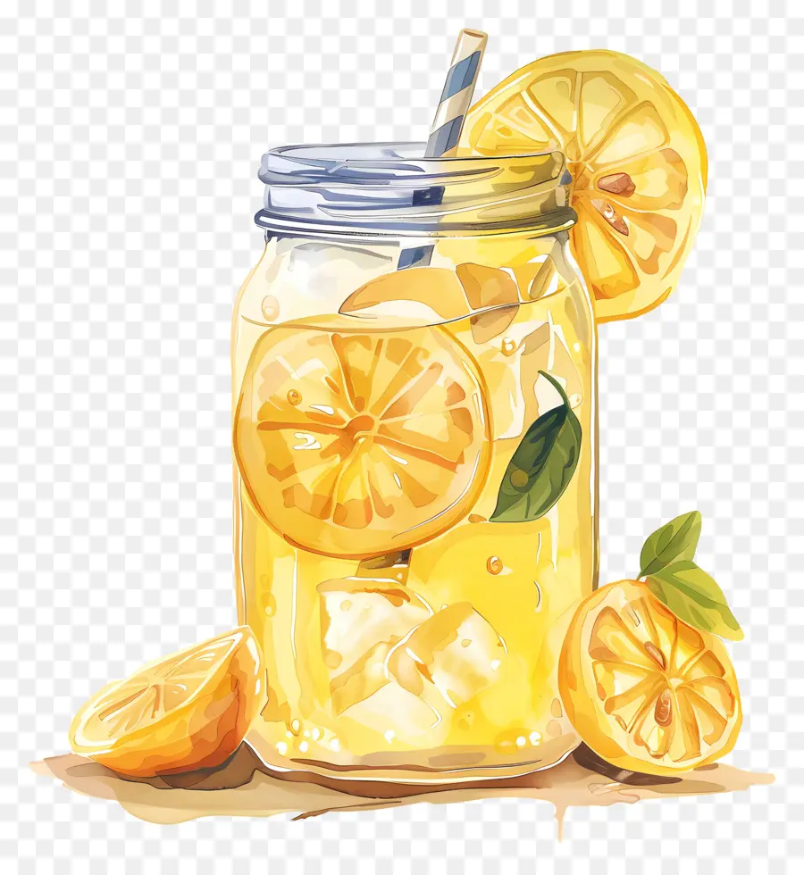 Jarra De Limonada，Jar Mason PNG