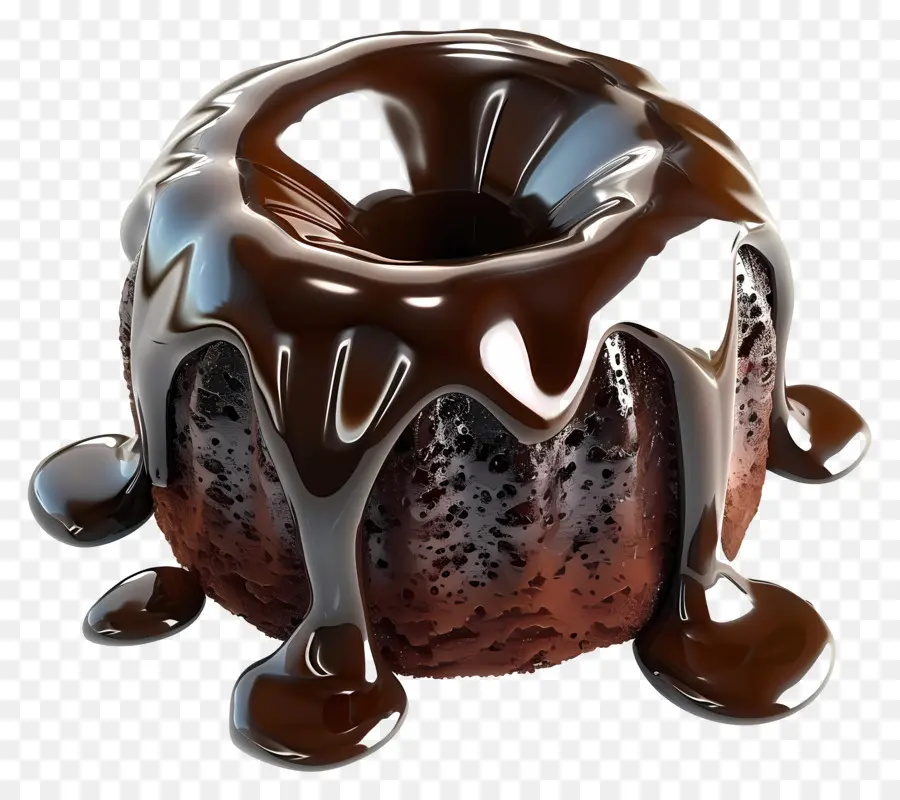 Pastel De Lava De Chocolate，Pastel De Chocolate PNG