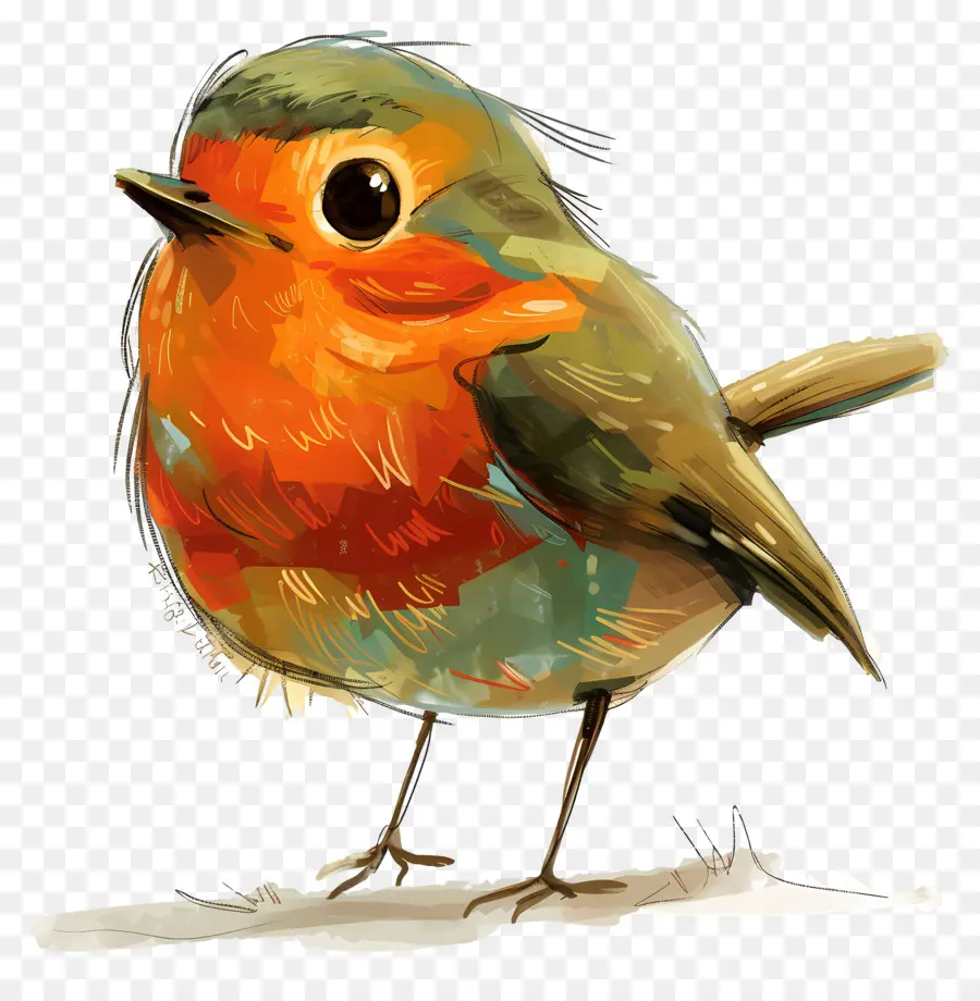 Robin，Pájaro Pequeño PNG
