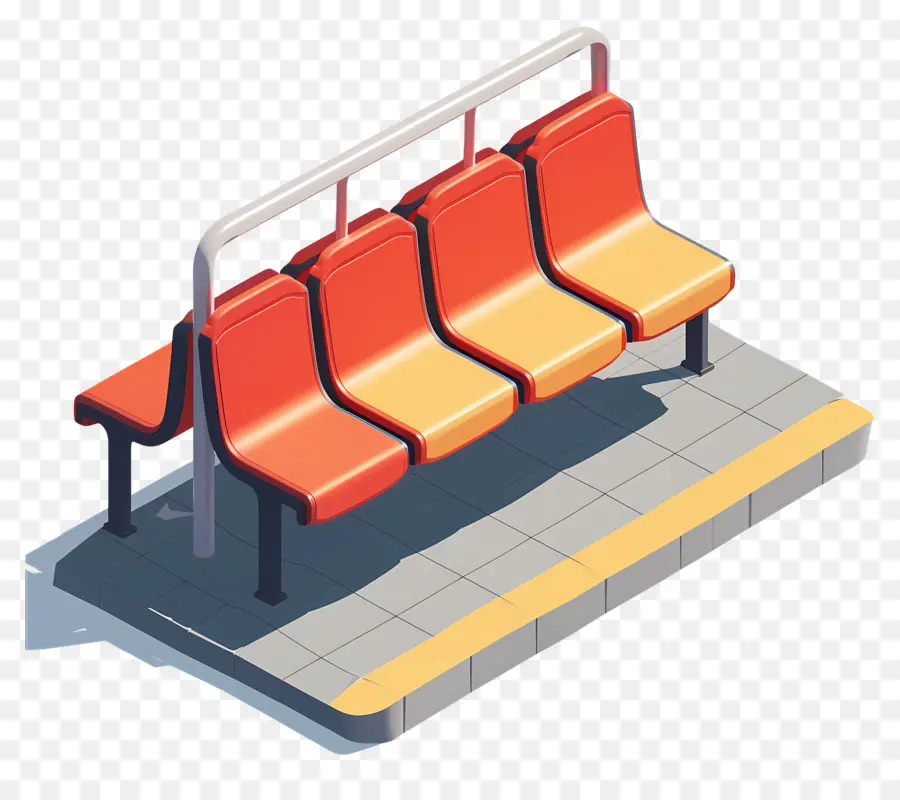 Asiento Del Metro，Banco Del Parque PNG