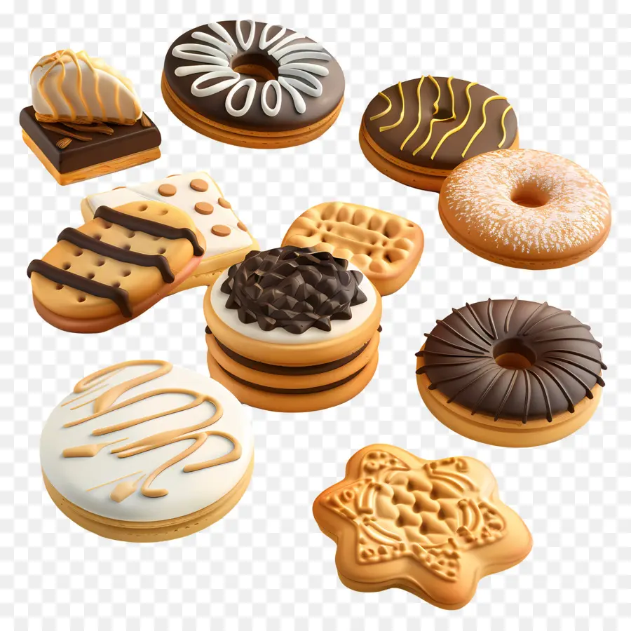 Las Cookies，Los Productos Horneados PNG