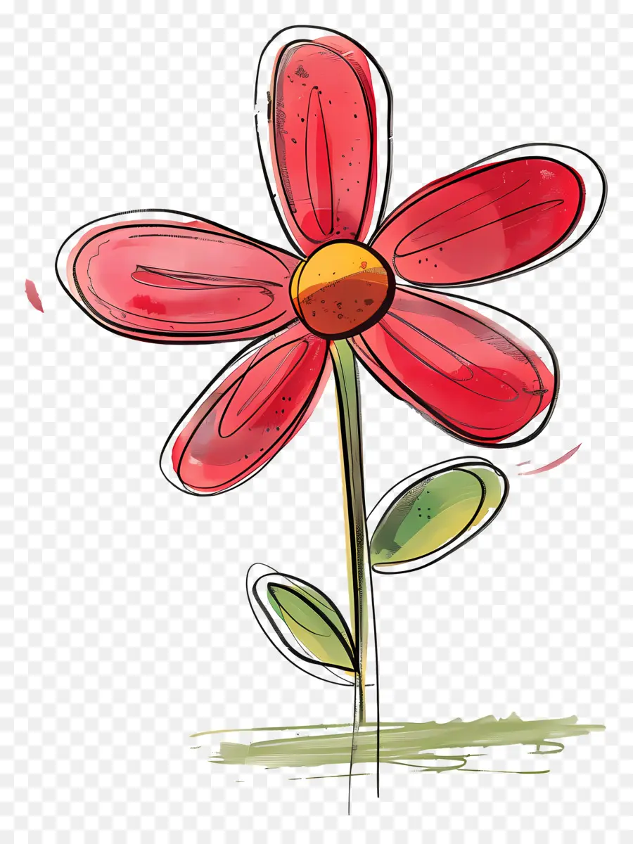 Cartoon Flower，Flor De Dibujo PNG