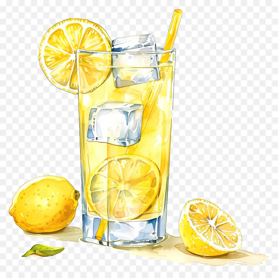 Limonada Con Hielo，Limonada PNG