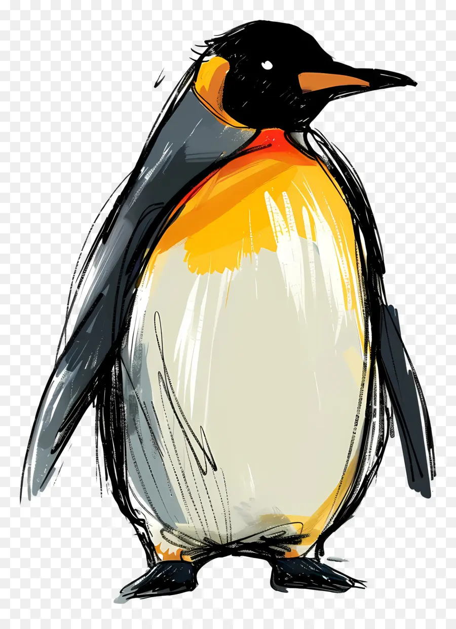 Pingüino，Aves PNG