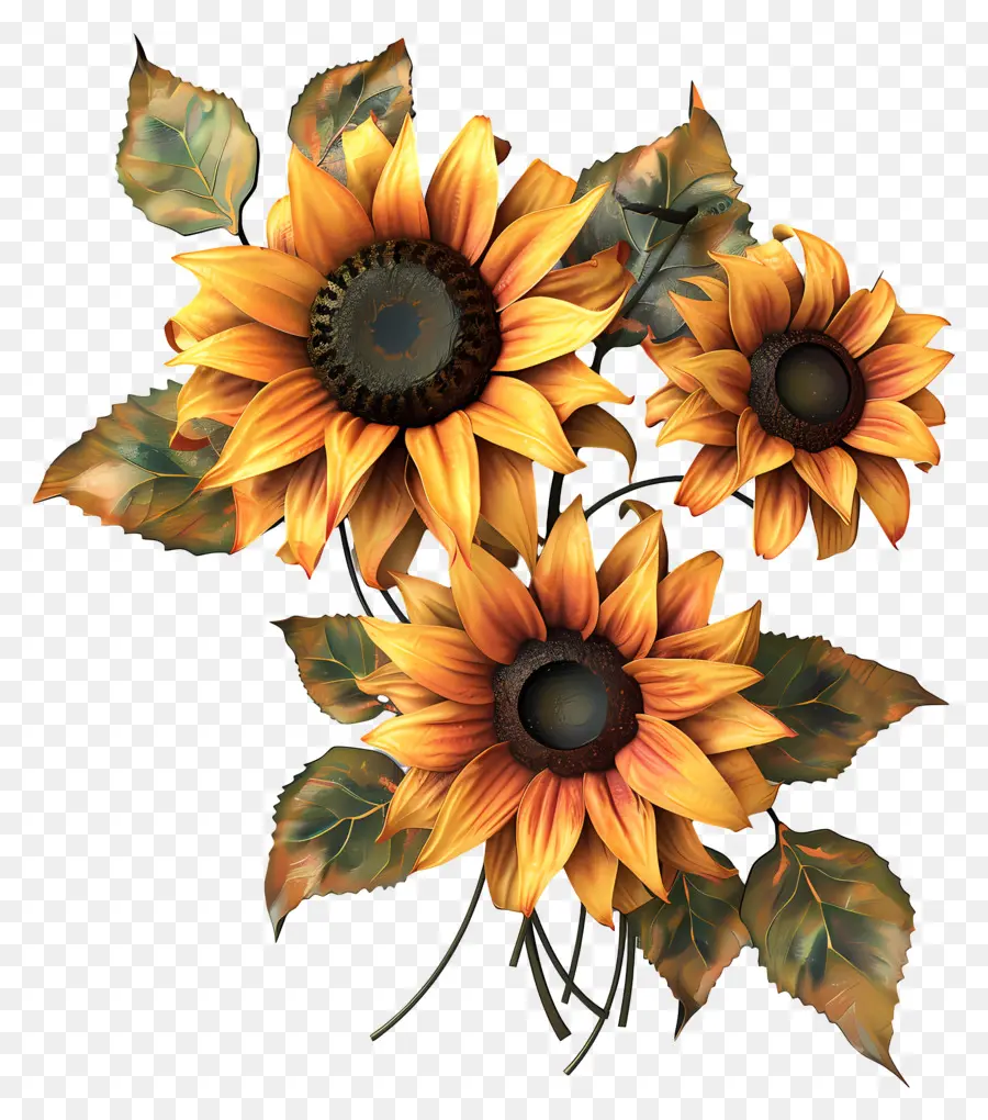 Los Girasoles，Ramo PNG