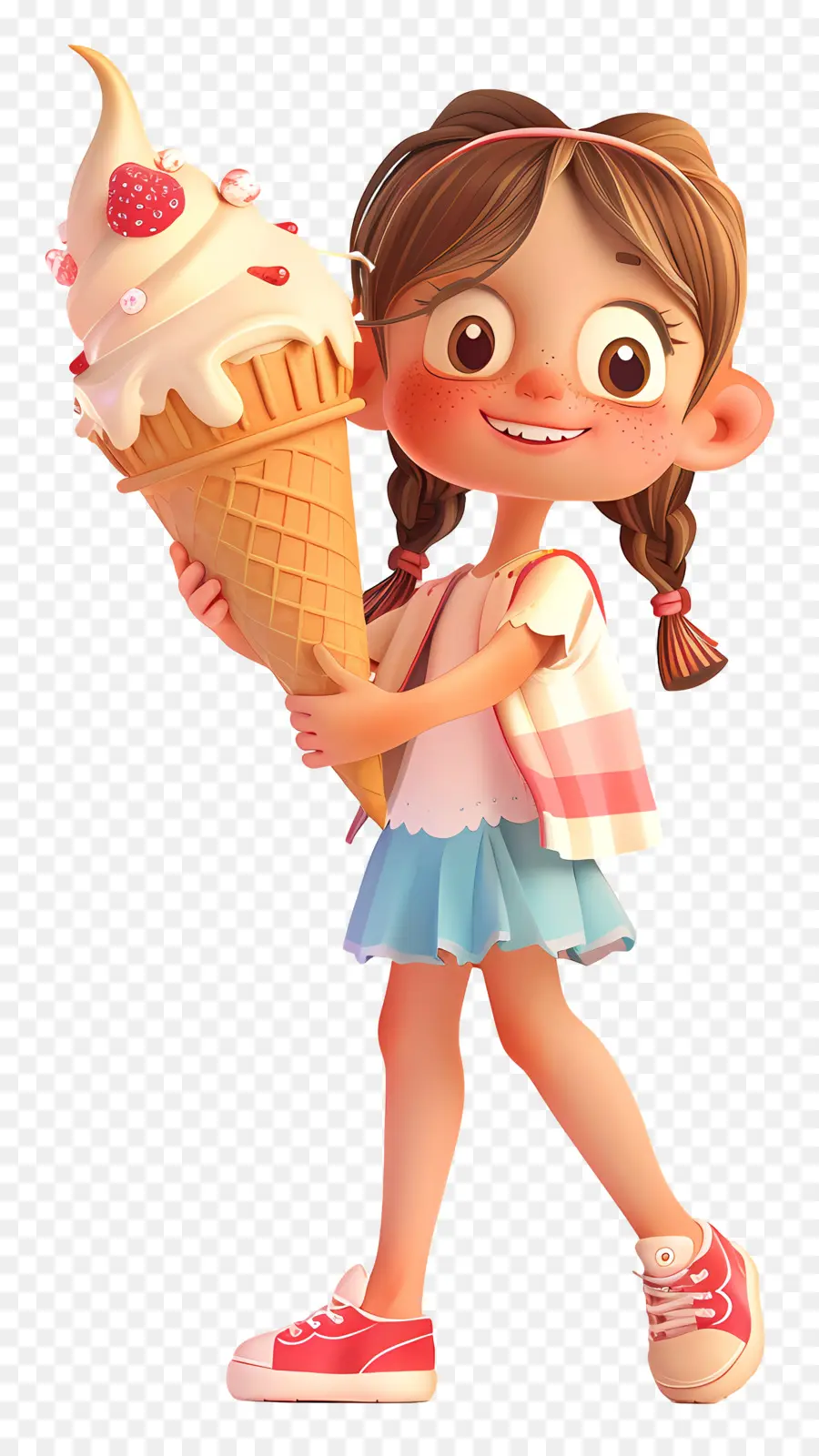 Enorme Helado，Cono De Helado PNG