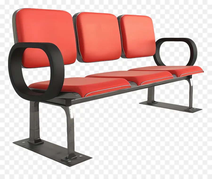 Asiento Del Metro，Banco Rojo PNG