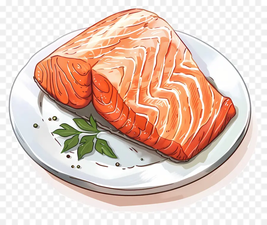 Salmón De Filete，Salmon Steak PNG