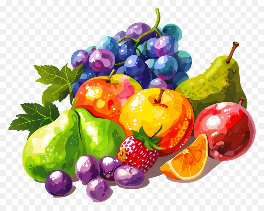 Dibujos Animados De Frutas，Frutas PNG