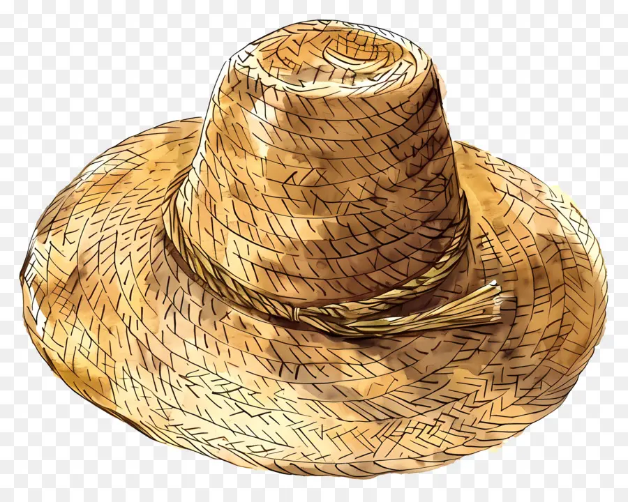 Sombrero De Paja，Cuerda De Nudos PNG